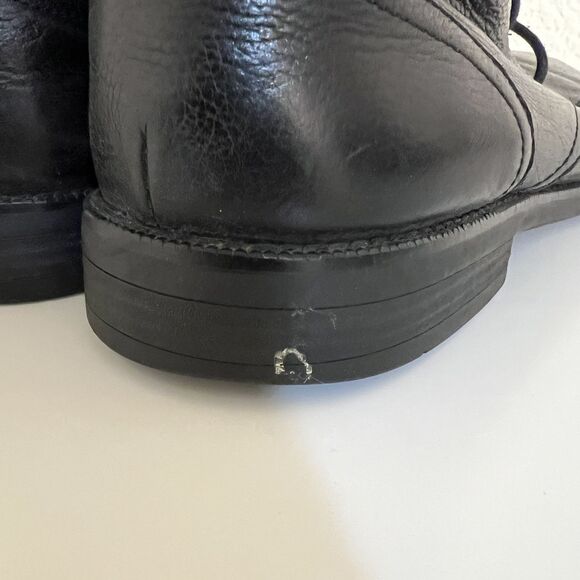 Cole Haan Mens Chukka Boots Size 12 M Black Leather - Picture 6 of 9